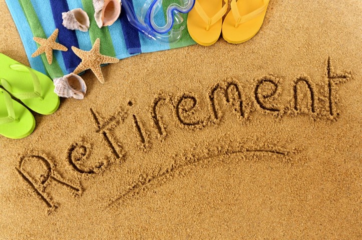 Retirement Beach Writing